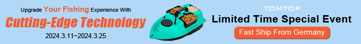 Paypal Discount for Bait Boat from Mar.11th-25th