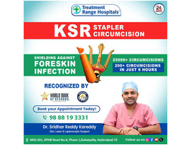 ksr stapler circumcision surgery in hyderabad | kukatpally - Treatment Range Hospital