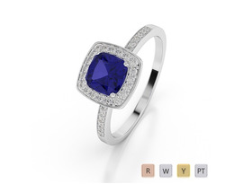 Designer Collection of Blue Sapphire Rings in UK