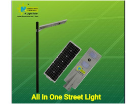 Inbuilt solar street lights