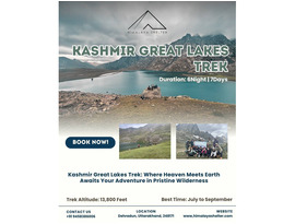 Kashmir great lakes trek package