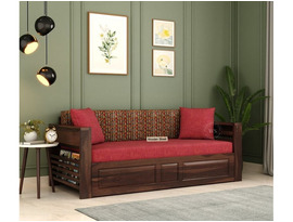 Designer Bed Cum Sofa – Wooden Craftsmanship at Its Best