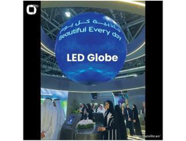 Vibrant LED Globes Enhance UAE Experiences