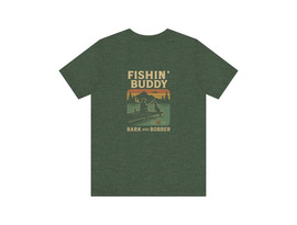Fishing Buddy T-Shirt – Ideal Gift for Fishermen & Dog Lovers