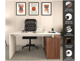 Stylish and Compact Work Table for Home Professionals