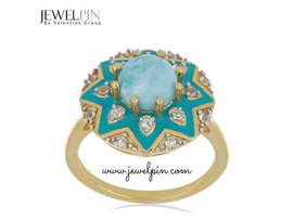 JewelPin Larimar Stone Jewelry The Dominican Blue Gem Collection