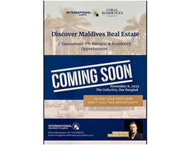 Join the Coral Residences Maldives Property Showcase – Limited VIP Access