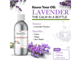 100% Pure Lavender Essential Oil – For Relaxation, Sleep & Skin Care