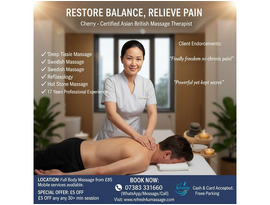 Relax & Heal with Expert Deep Tissue & Swedish Massage in London E14