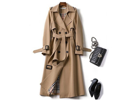 Shop This Double-Breasted Tie Trench Coat for a Stylish Everyday Upgrade