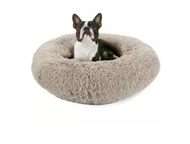Affordable round pet beds for pets in the USA – Cozy Christmas Comfort for Your Furry Friends