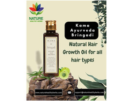 Kama Ayurveda Bringadi Natural Hair Growth Oil for all hair types