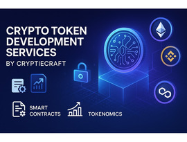 Custom Crypto Token Development Services by Cryptiecraft
