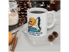 Buy Best Hilton Head Island Ceramic Mugs Online in USA | A Coastal Christmas
